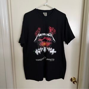 Master of puppets Metallica t shirt printed on comfort colors